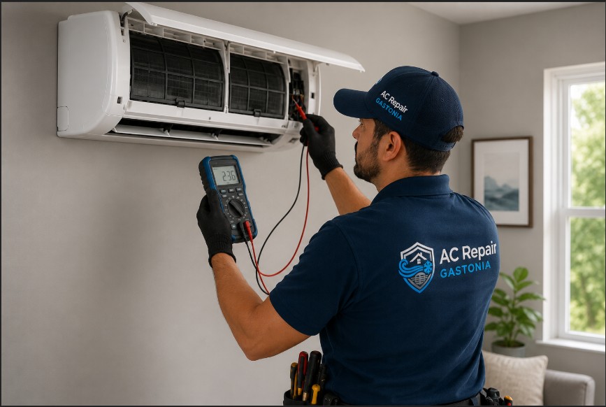 expert diagnosing mini split ac