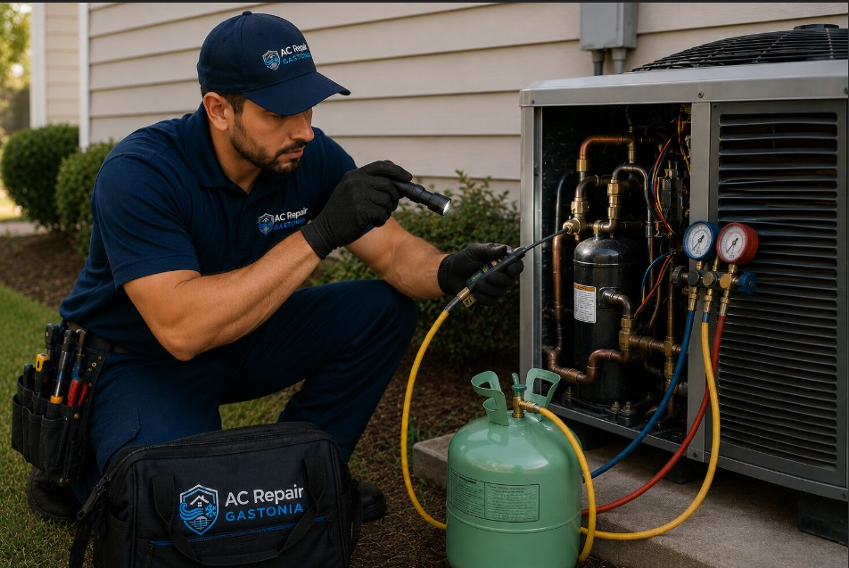refrigerant leak repair gastonia