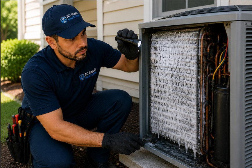 frozen ac coils gastonia
