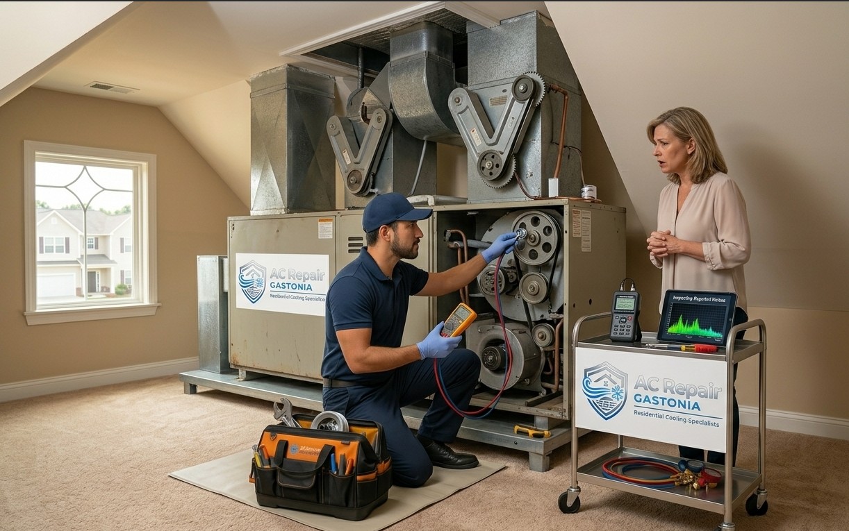 strange ac noises gastonia