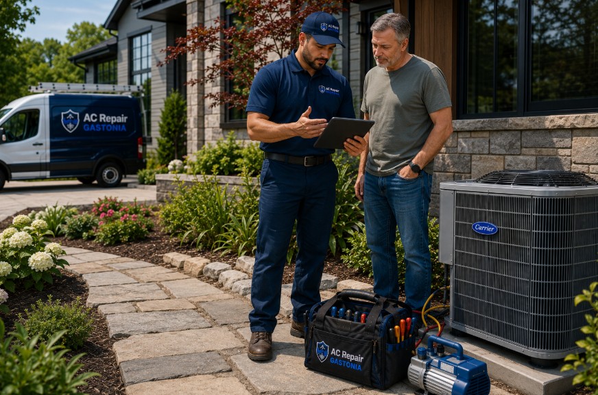 Cost of AC Installation in Gastonia